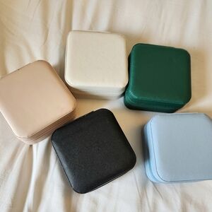 Travel Jewelry Boxes, Multiple Colours Available